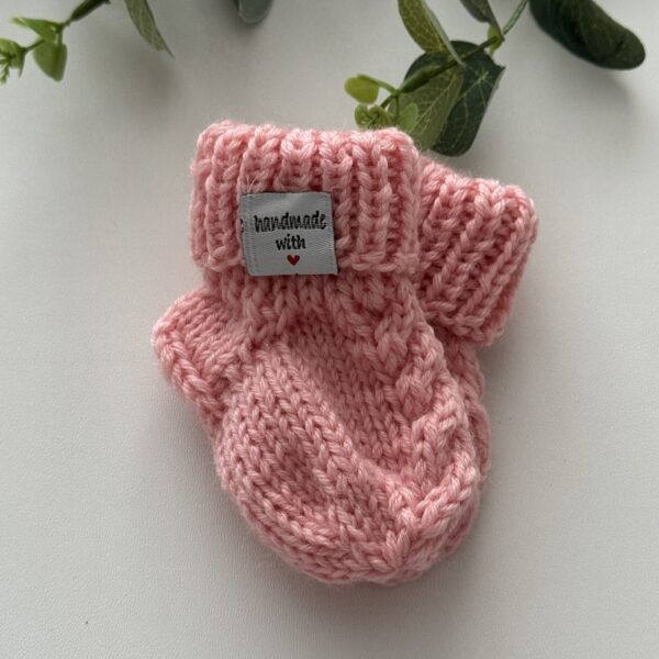 Merino vilnos kojinytes "Buble gum"